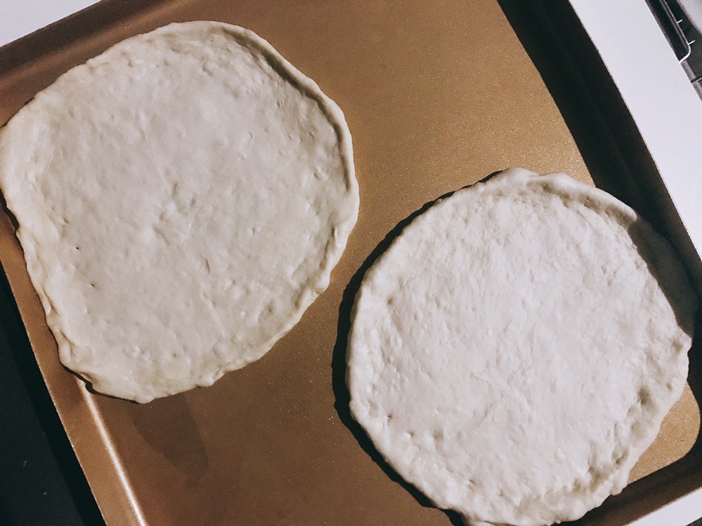 简易版玉米青豆火腿披萨🍕的做法 步骤8