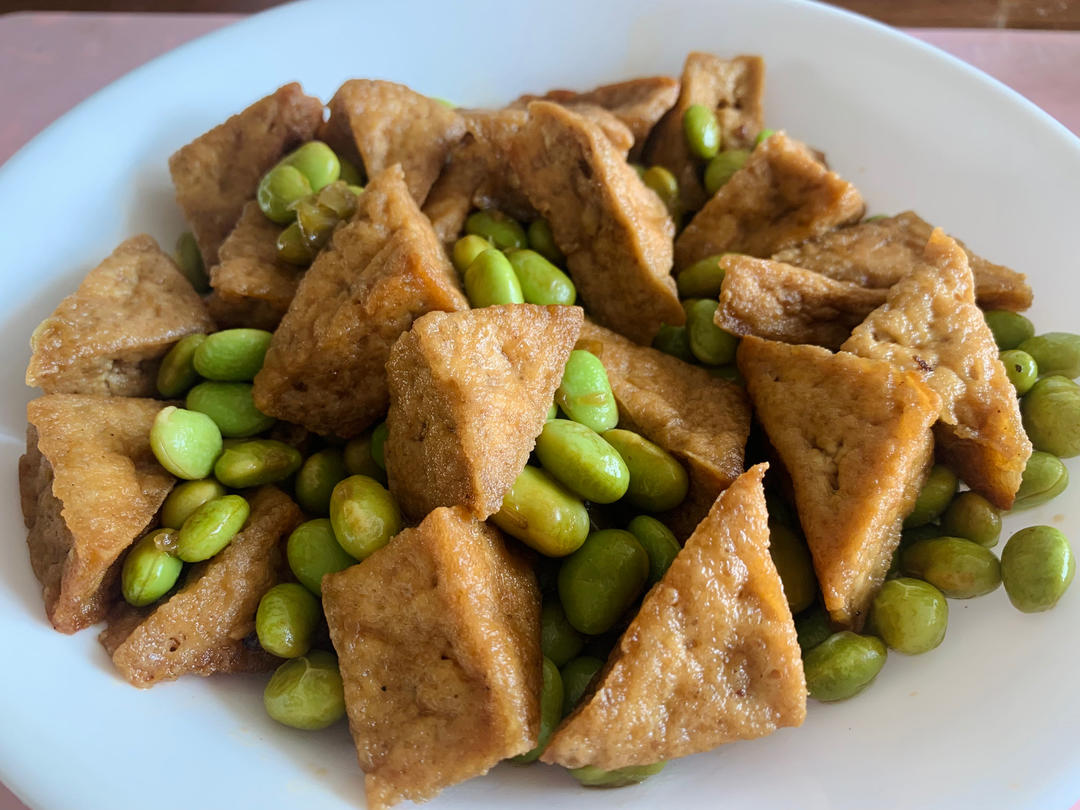 tifa21做的臭豆腐烧毛豆