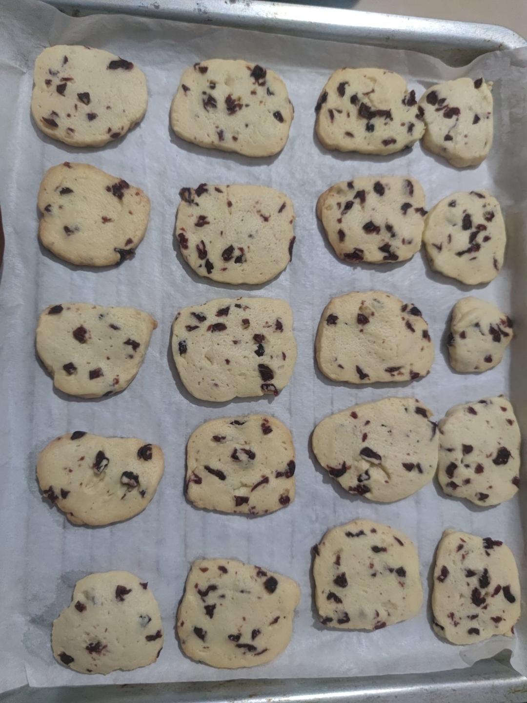 酥脆蔓越莓饼干