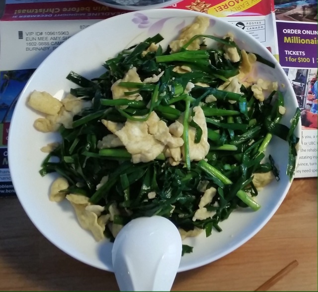 韭菜炒鸡蛋