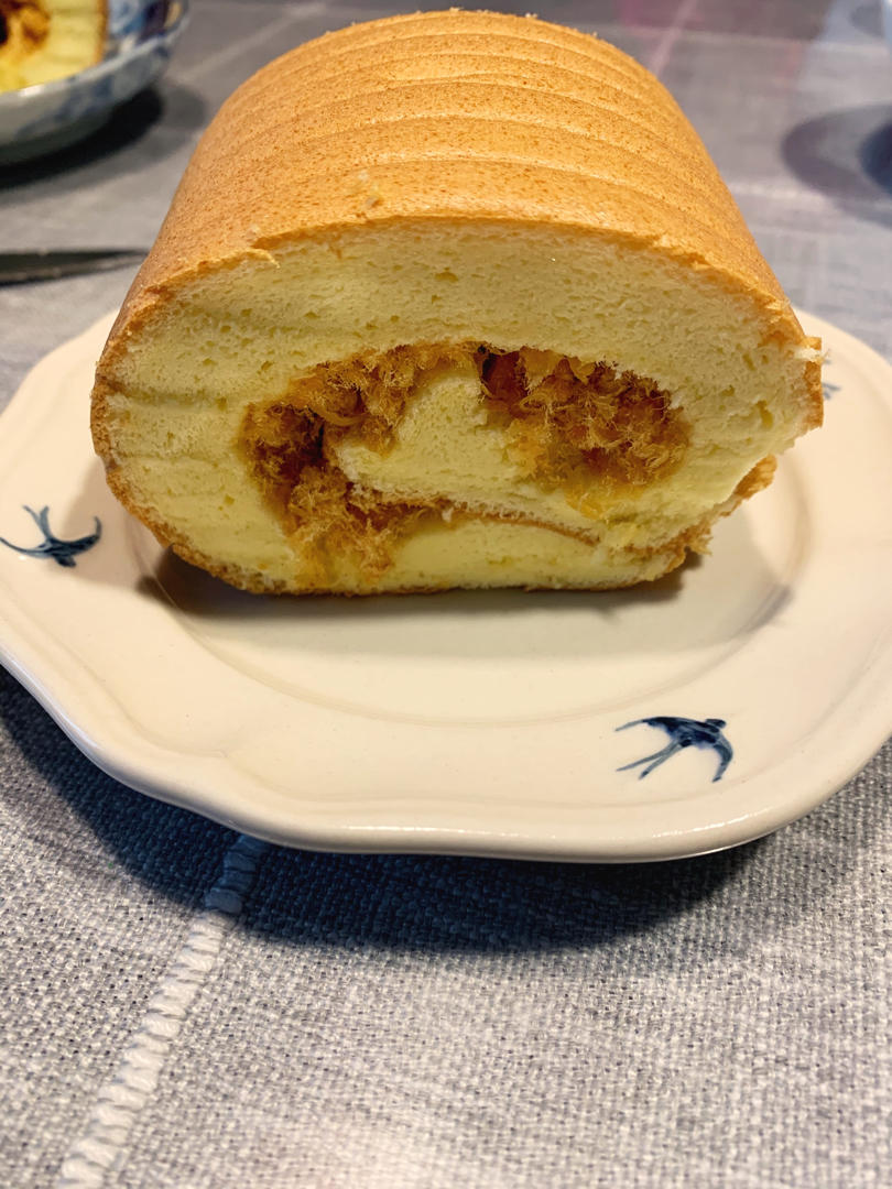 香葱肉松蛋糕卷