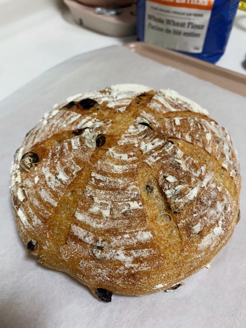 【不藏私食谱：黑麦乡村欧包】不加一颗糖，减脂必备