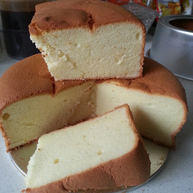 《Tinrry+》戚风蛋糕（6寸配方）（基础、超详细教程）