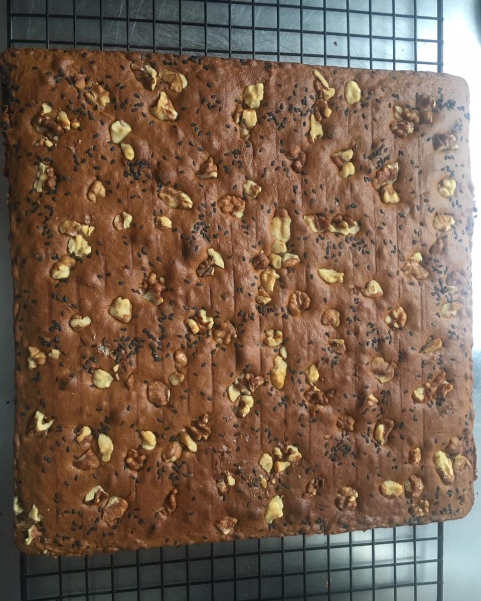 枣泥核桃蛋糕