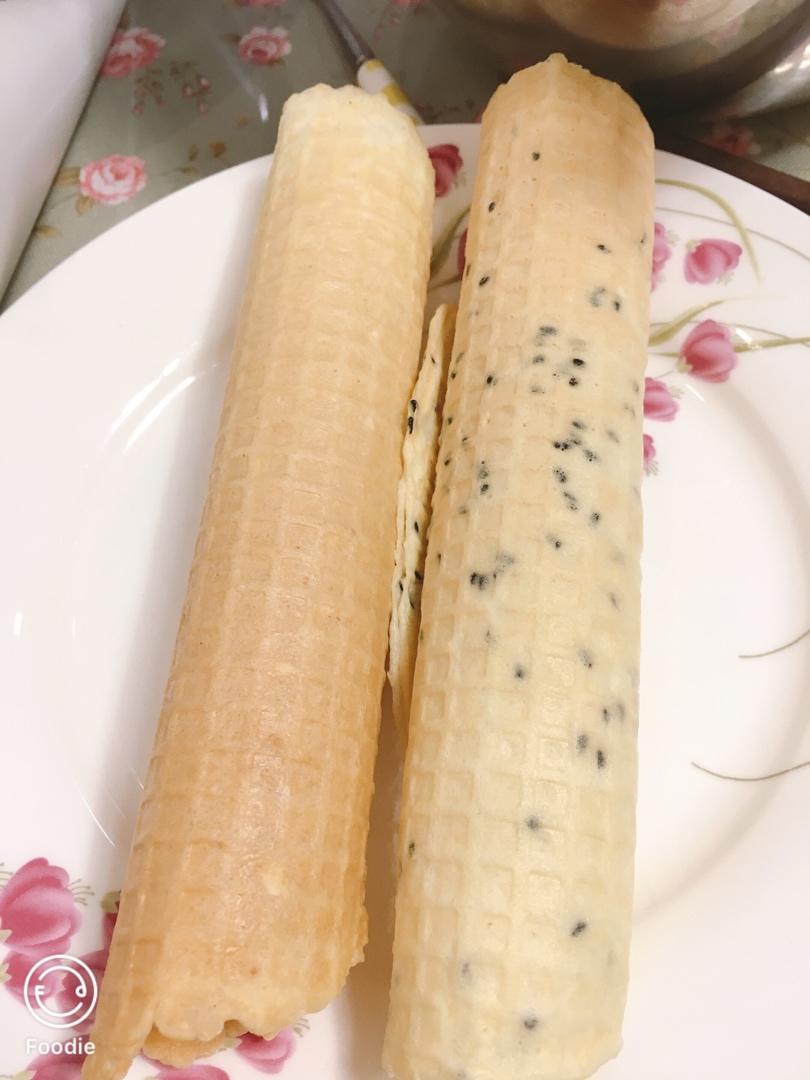 鸡蛋卷 脆皮蛋筒 冰淇淋绝配脆脆脆 无黄油不打发材料简单
