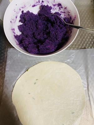 紫薯手抓饼的做法 步骤2