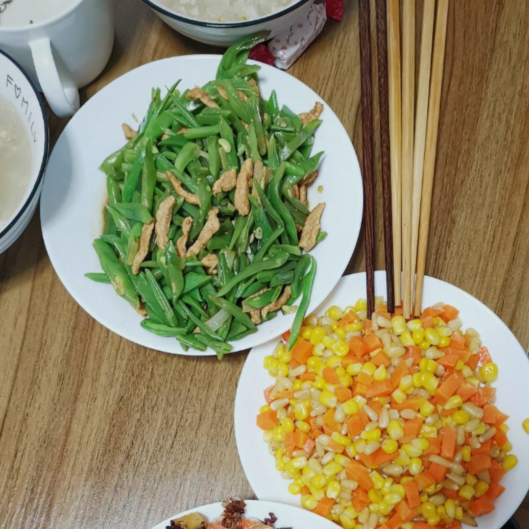 扁豆角丝炒肉