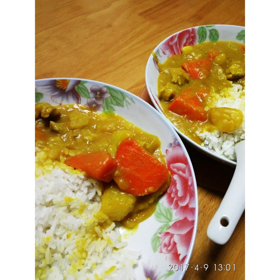 基础版土豆咖喱饭