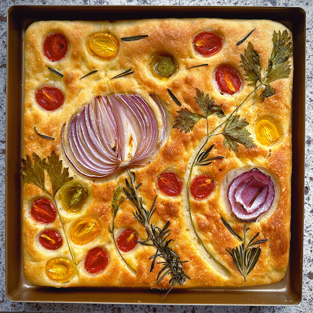 『研究了2年的完美食谱』最简单的免揉佛卡夏