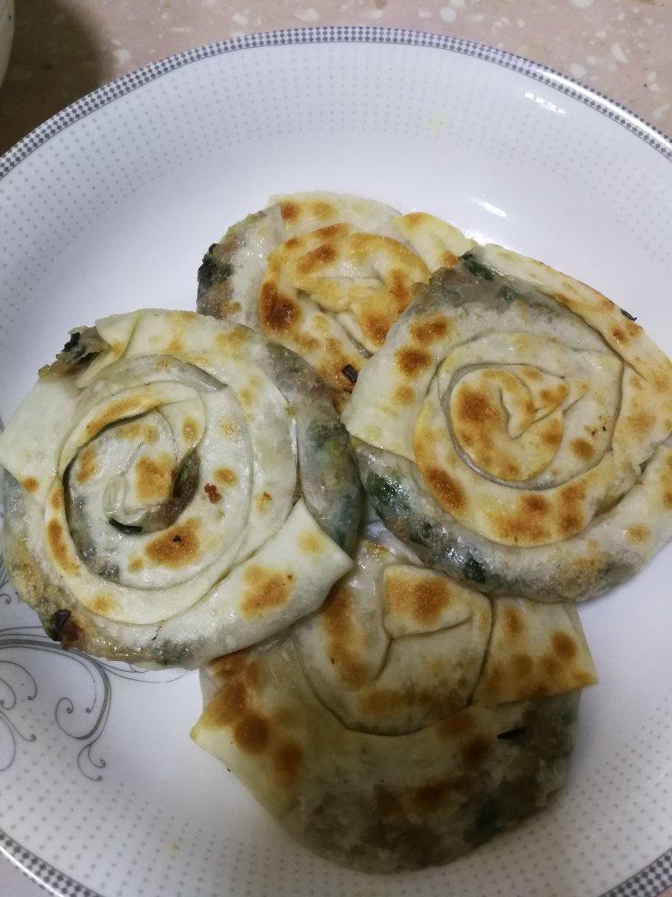 饺子皮葱油饼