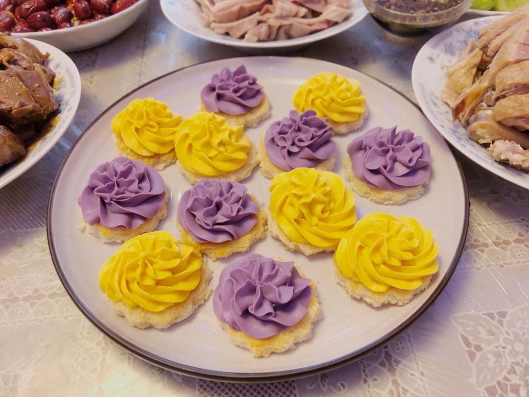 山药薯泥塔-2018年夜饭【曼食慢语】