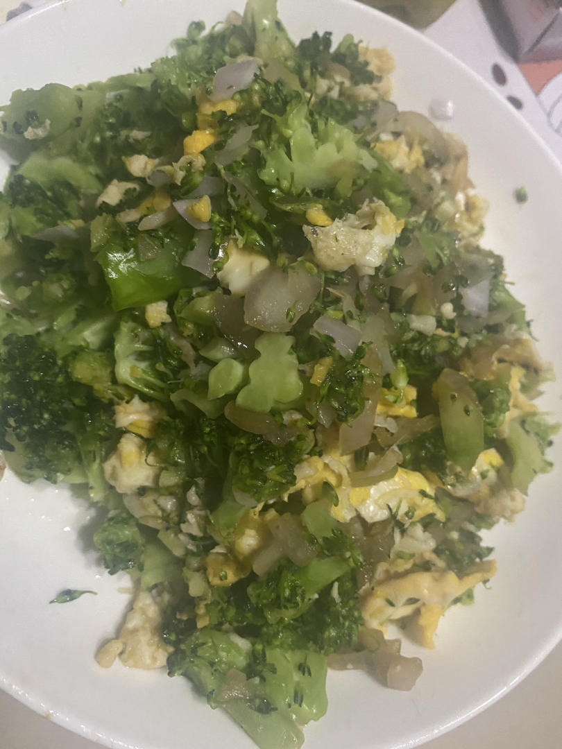 西兰花无米炒饭