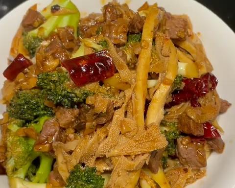 干煸牛肉牛百叶