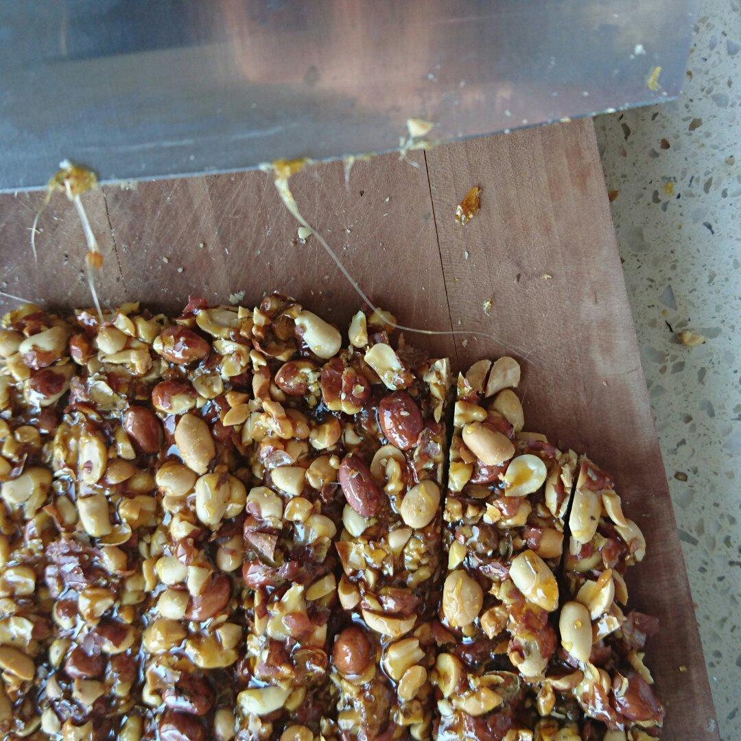 无水无油香脆花生糖