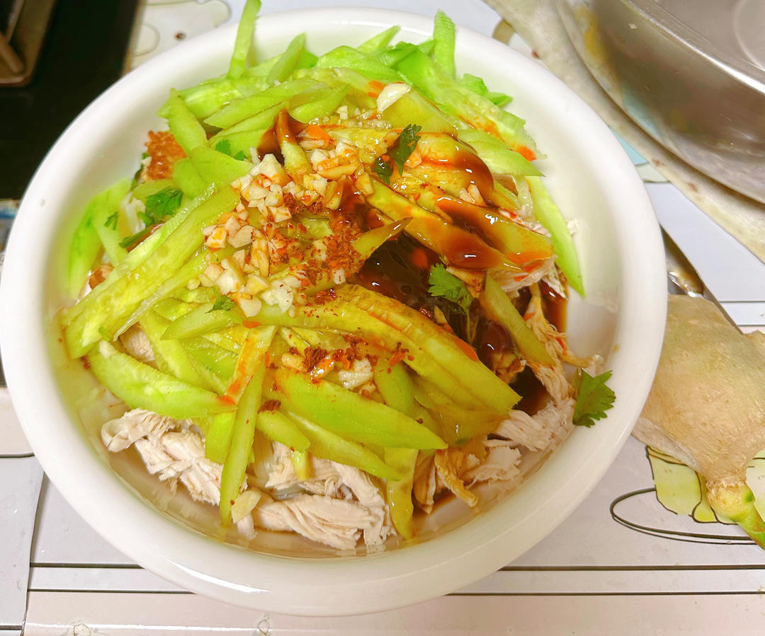 🥒鸡丝凉面