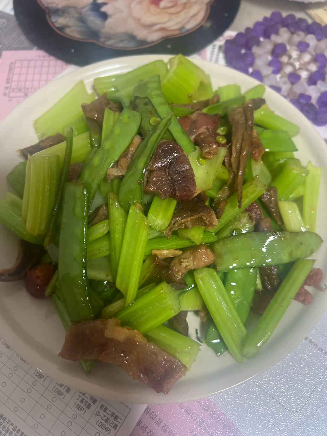 双腊炒双芹~学做粤菜小记。