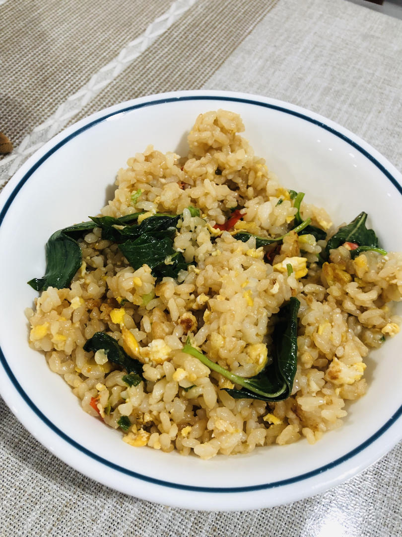 泰式九层塔炒饭~好吃到流泪！