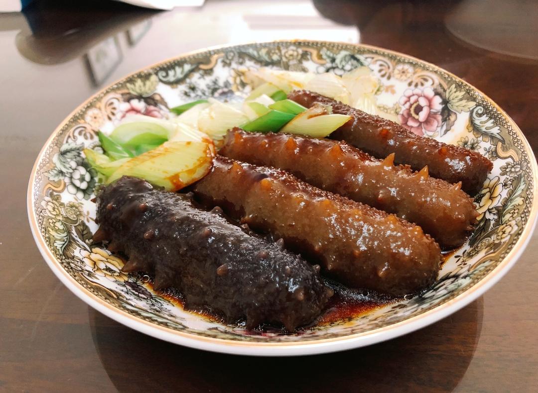 家庭版葱烧海参