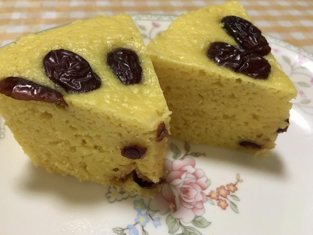 玉米面鸡蛋发糕（零失败）