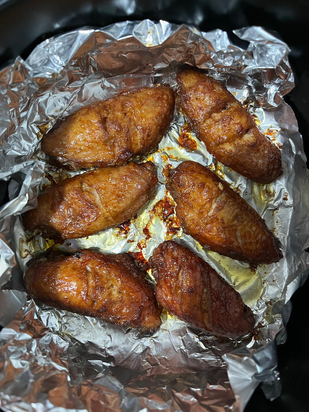 无油！空气炸锅烤鸡翅