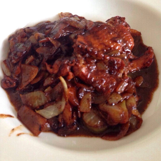 浓香照烧黑椒鸡腿