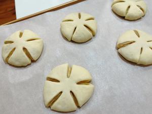 只需一次发酵的莲蓉面包的做法 步骤9