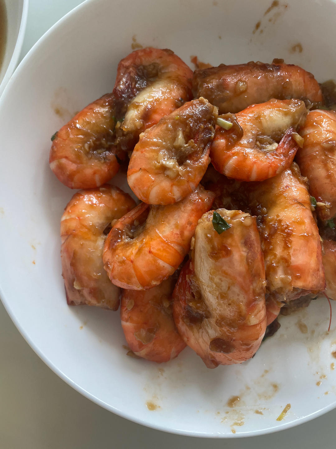 芥末蒜蓉罗氏虾（简易版）