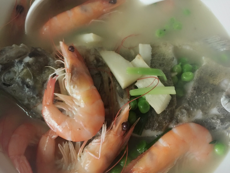 鲜虾桂鱼汤