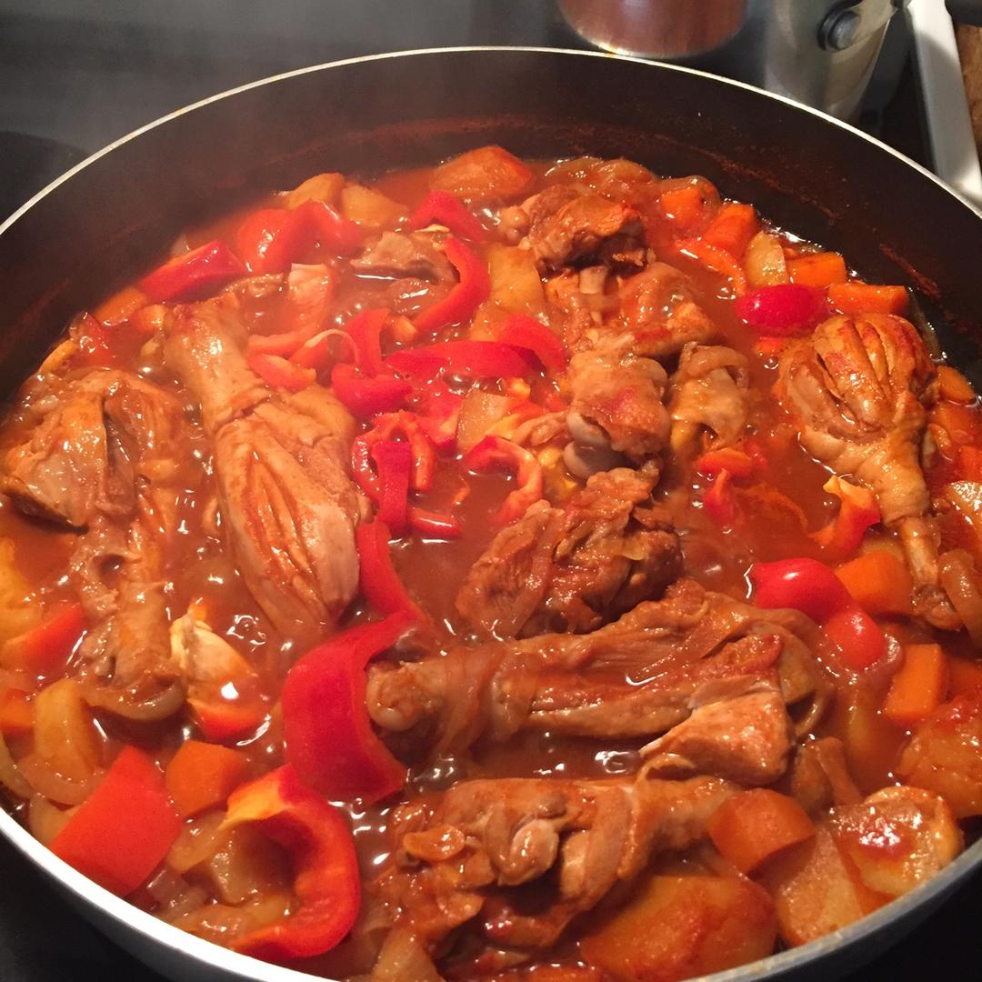 韩式辣炖鸡腿
