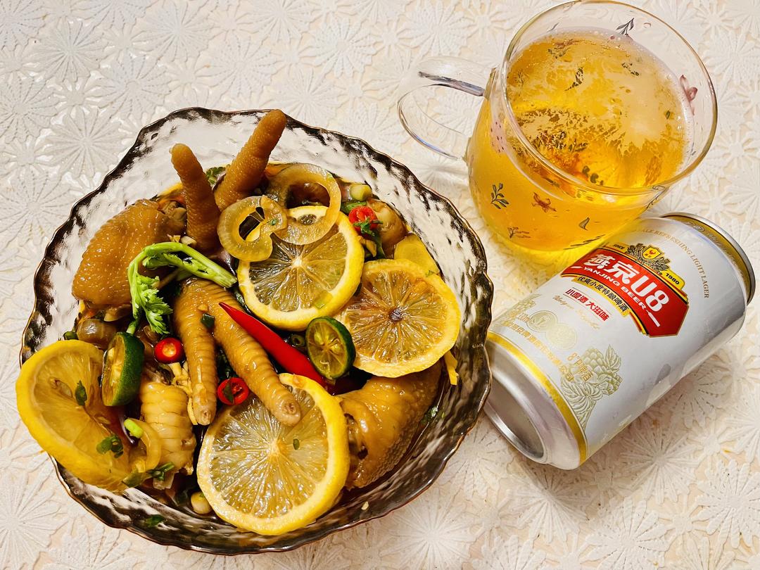 清爽柠檬🍋凤爪的做法