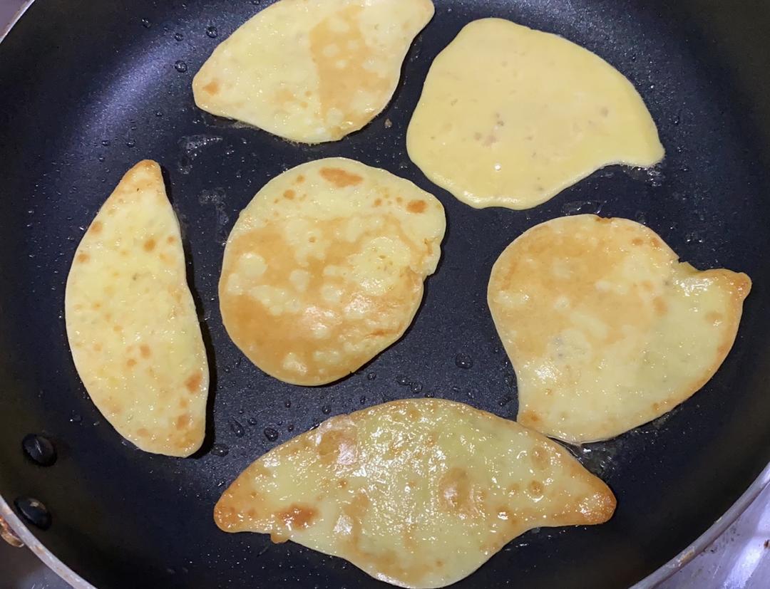 香蕉牛奶鸡蛋饼——免糖少油版