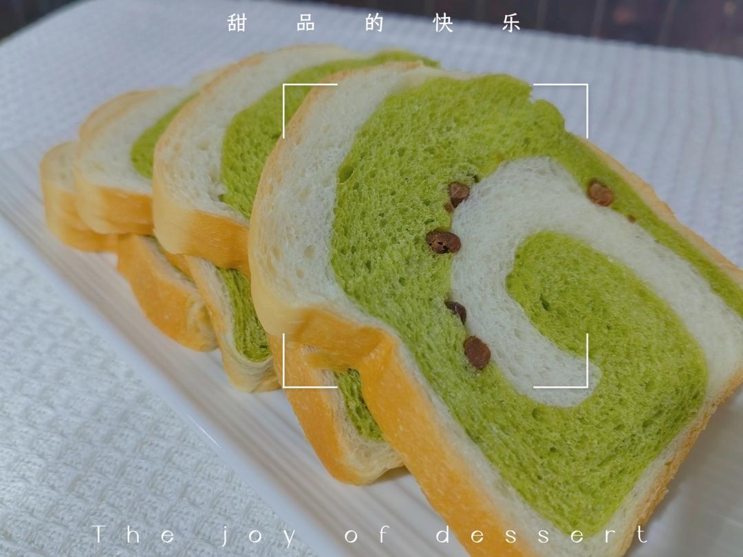 抹茶双色吐司