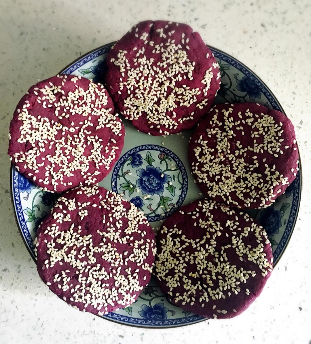 减肥必备紫薯饼