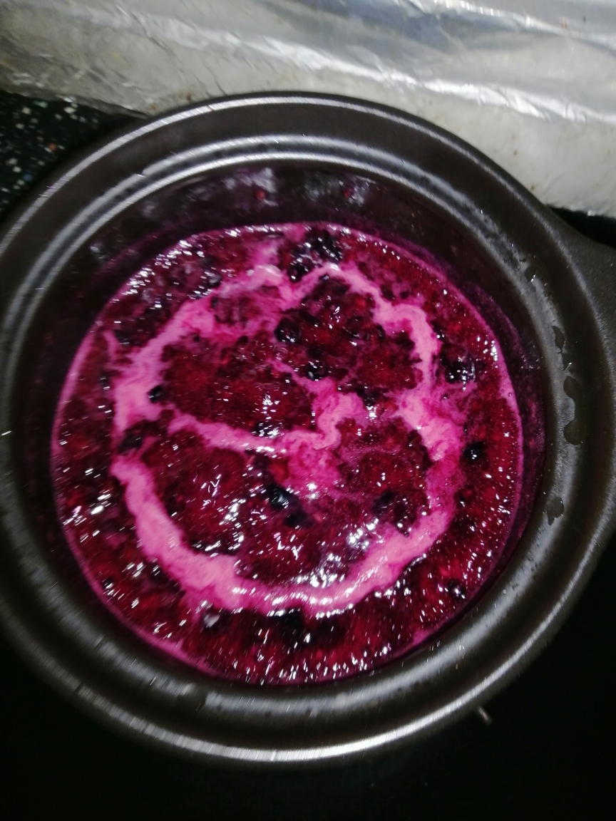 自制零添加蓝莓酱的做法 步骤4
