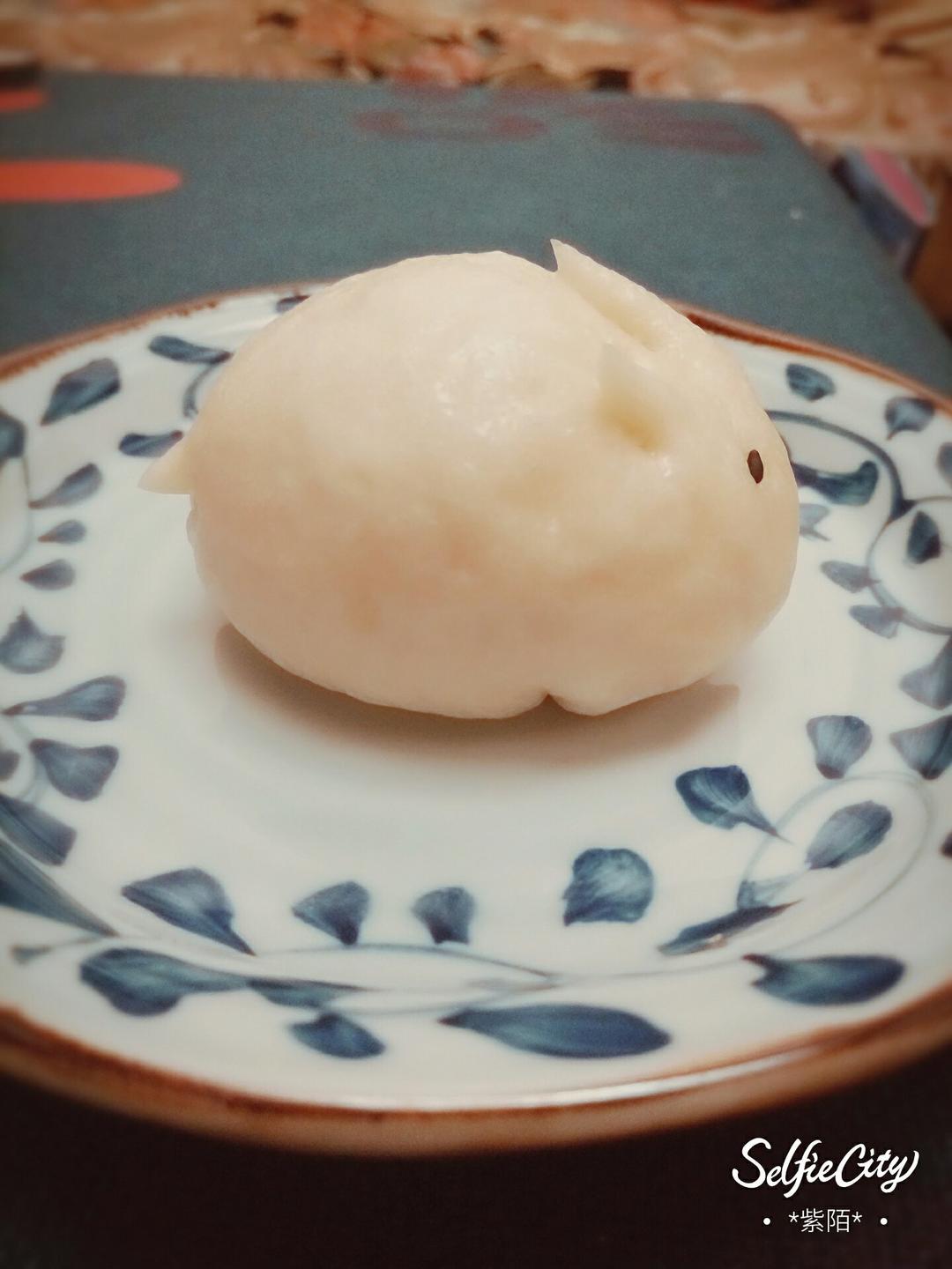 自制无油奶黄包