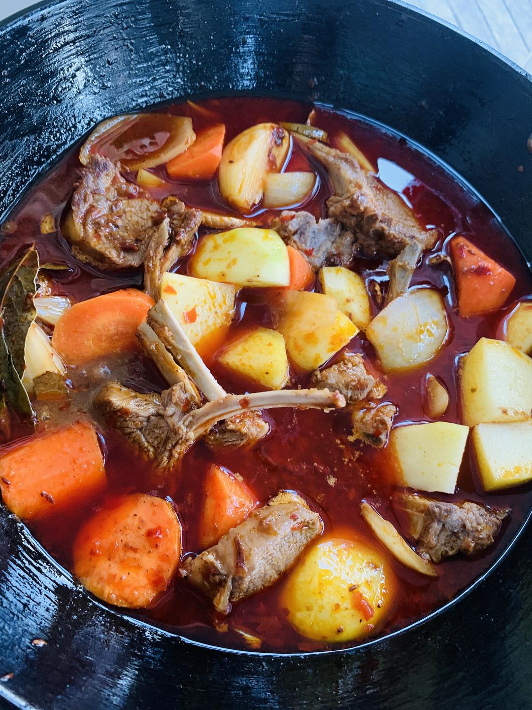 大盘羊肉的做法 步骤9