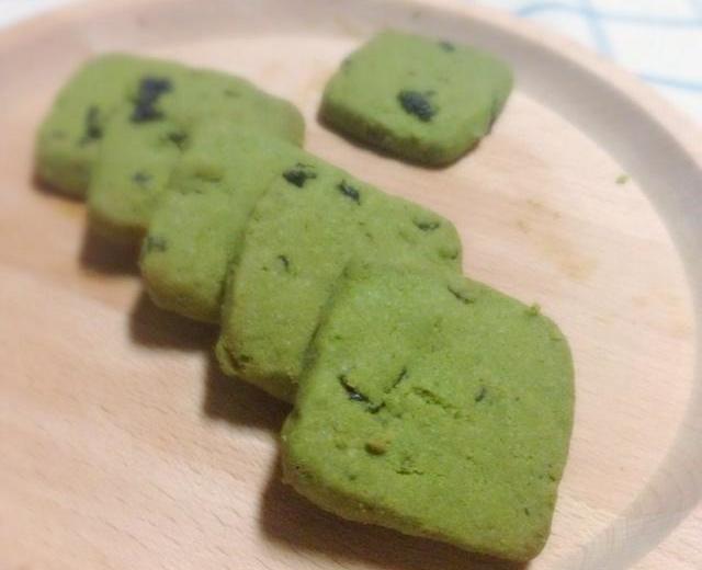 抹茶海苔酥饼（无蛋超简单）的做法