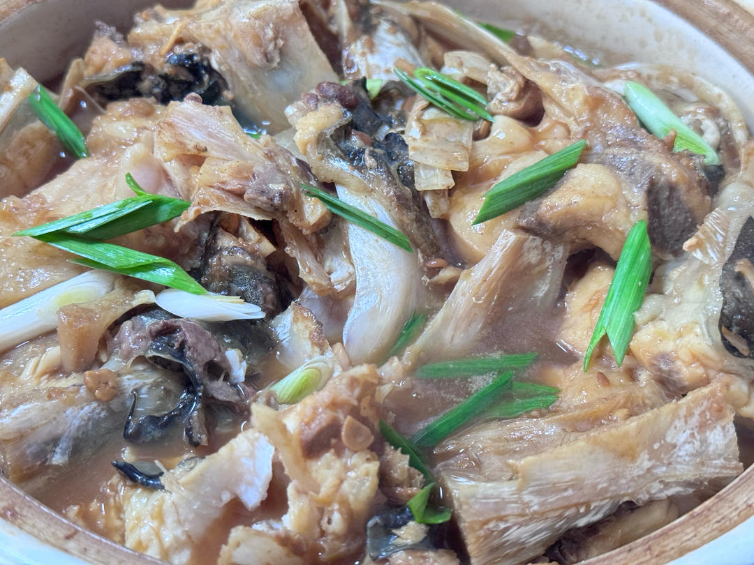 酱焖水库花鲢鱼头
