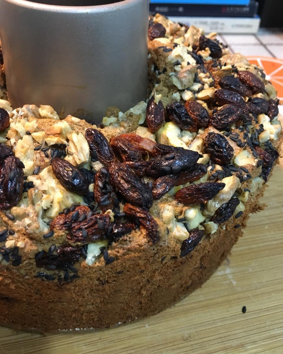 美味💯枣泥核桃黑糖戚风蛋糕（枣泥糕）