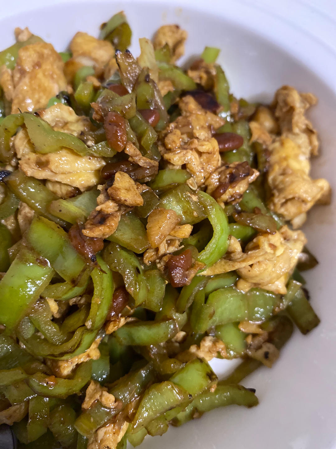 尖椒大酱炒鸡蛋（米饭杀手）