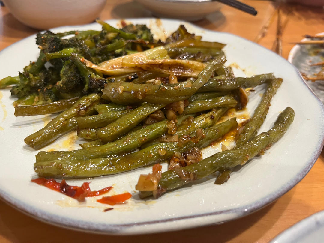 烤箱烤豆角
