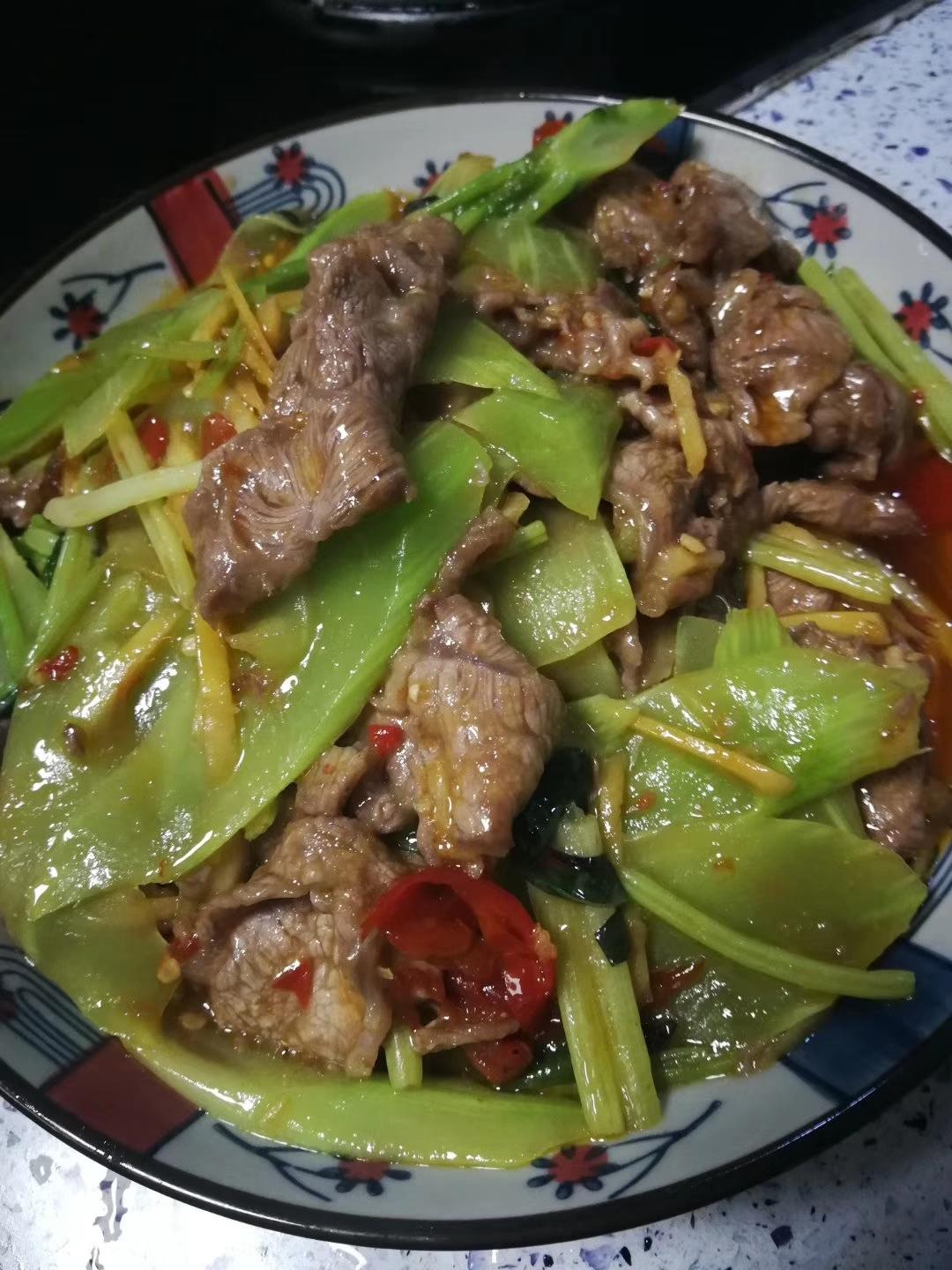 家常菜泡姜牛肉的做法