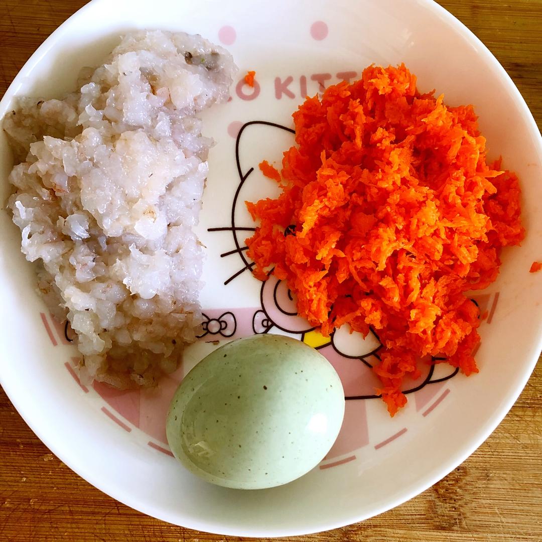 鲜虾鸡蛋卷宝宝辅食精华一岁以上宝宝