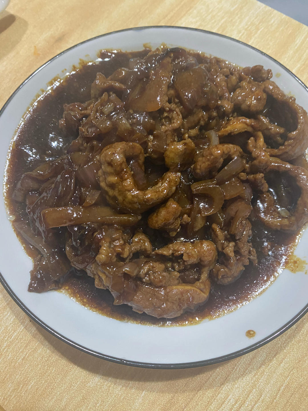 好吃到舔盘的秘制洋葱炒肥牛卷！拌饭巨香