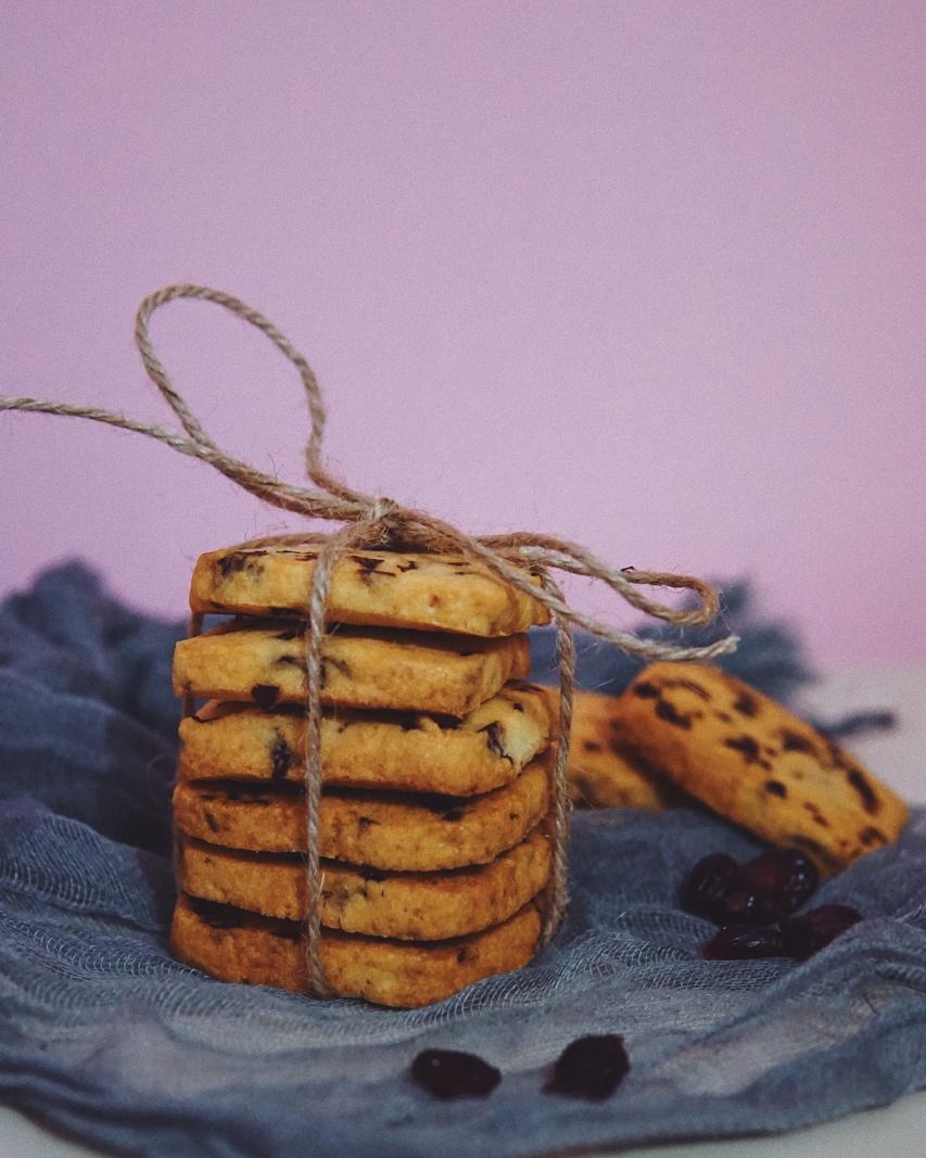 抹茶蔓越莓饼干