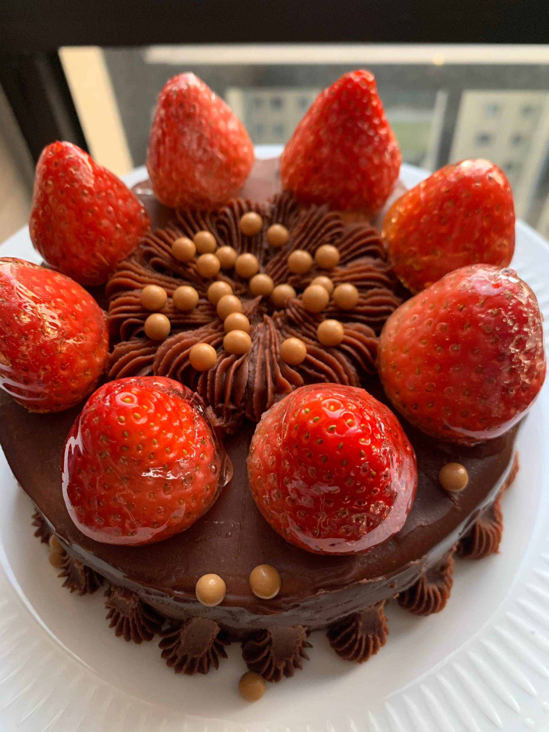 新国潮草莓山楂巧克力蛋糕｜好吃到没朋友