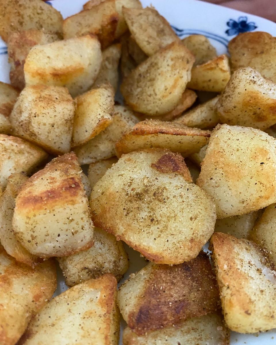 孜然土豆 复制路边的美味