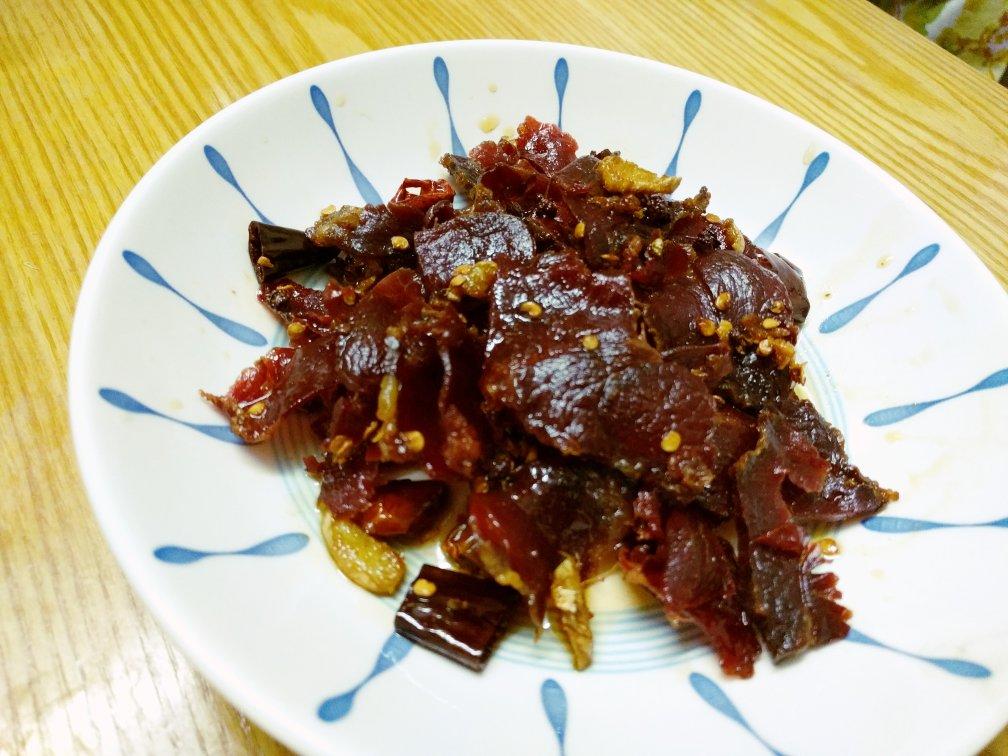 羊耳朵国王↖(^ω^)↗做的油炸牛干巴