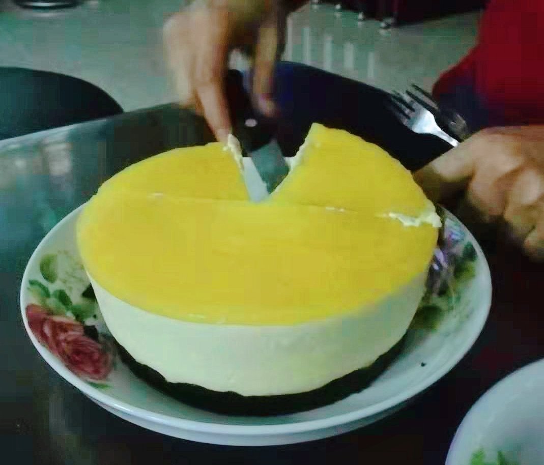免烤箱芒果慕斯蛋糕