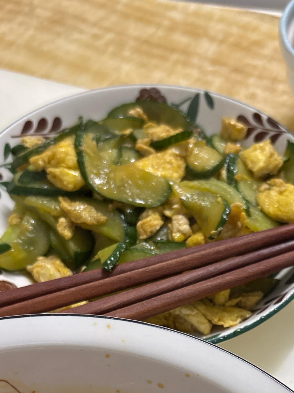 青瓜木耳炒鸡蛋